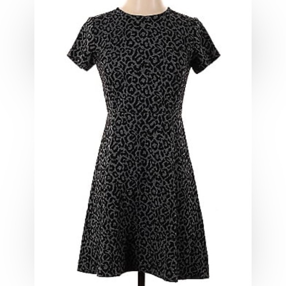 Loft short sleeve A-line patterned dress size 4 - Picture 1 of 9